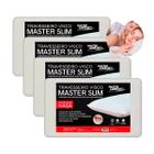 Kit 4 Travesseiros Nasa Viscoelástico Master Slim Sono Conforto - BIVENA