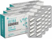 Kit 4 Ultra Condrix - Msm, Curcum@, Vit K2, Colágeno Tipo II e Ácido Hialurônico 60 caps de 600mg