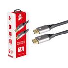 Kit 4 un - cabo displayport + displayport 1.4 - hbr 8k - 1.8m