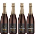 Kit 4 Un Espumante Almaden Branco Brut 750 ml