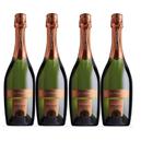 Kit 4 Un Espumante Casa Valduga Premivm Moscatel 750 ml