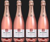 Kit 4 Un Espumante Don Guerino Brut Rosé Malbec 750 ml