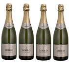 Kit 4 Un Espumante Miolo Cuvee Branco Brut 750 ml