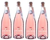 Kit 4 Un Espumante Moscatel Rosé Casa Perini Aquarela 750 ml