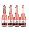 Kit 4 Un Espumante San Martin Moscatel Rosé 660 ml