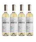 Kit 4 Un Vinho Casa Valduga Arte Branco Blend (Chardonnay e Moscato) 750 ml