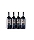 Kit 4 Un Vinho de Mesa Jota Pe Tinto Seco Tradicional 1 L