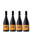 Kit 4 Un Vinho Família Bebber Guri Pinot Noir 750 ml