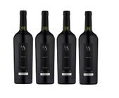 Kit 4 Un Vinho Merlot Luiz Argenta LA Classico 750 ml