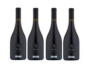 Kit 4 Un Vinho Pinot Noir Luiz Argenta LA Classico 750 ml