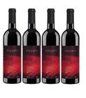 Kit 4 Un Vinho Pizzato Cerchio Reserva Cabernet Sauvignon 750 ml