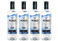 Kit 4 Un Vodka Vorus 1 L