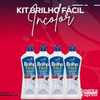 Kit 4 Und Cera Líquida Brilho Fácil Incolor 750ml - Brilho Facil