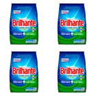Kit 4 Und Detergente Brilhante Pó Higiene Total 800g