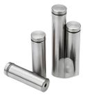 Kit 4 Unid Prolongador 25X100 Inox Suporte Vidro, Mad Painel - AGS