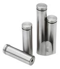 Kit 4 Unid Prolongador 25X100 Inox Suporte Vidro, Mad Painel