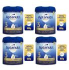 Kit 4 Unidades Aptanutri Premium 3 Danone 800G