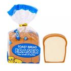 Kit 4 unidades de Apagador borracha infantil criativo formato pão durável
