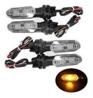 Kit 4 unidades Peças Pisca Led Moto Xre Cb 300 Twister 250