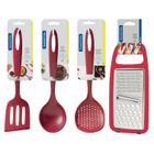 Kit de Utensílios Sortidos Lyon 360 6 Peças Vermelho Tramontina - Conjunto  de Utensílios - Magazine Luiza