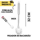 Kit 4 Utensílios para Cozinha em Inox Escumadeira, Colher de Arroz, Concha e Pegador de Massas p/ su - NoBrand