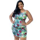 Kit 4 Vestido com Alça Alcinha Estampado Malha Suplex