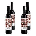 Kit 4 Vinhos Aroma Português Tinto Portugal 750ml