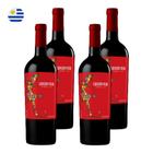 Kit 4 Vinhos BraccoBosca Lacertilla Tannat Tinto Uruguai 750ml