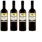 Kit 4 Vinhos Quinta Moares Tinto Bordo Suave