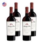 Kit 4 Vinhos Trinchero Ménage à Trois Red Blend Tinto EUA 750ml