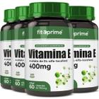 Kit 4 Vitamina E 400Mg 400Ui Por Cápsula Com 60 Cápsulas - Fitoprime