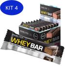 Kit 4 Whey Bar Probiótica Caixa Com 24 Unidades - Chocolate