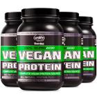 KIT 4 WHEY PROTEIN VEGAN CHOCOLATE 0% LACTOSE BodyAge UNILIFE