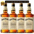 Kit 4 Whiskey Jack Daniel's Tennessee Honey 1.000ml 35% vol