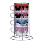 Kit 2 Xícaras Plásticas Coroa Princesas Disney 360ml Dourada - Plasútil -  Jogo de Chá Infantil - Magazine Luiza