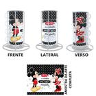 Kit 4 Xícaras Mickey Minnie Namorados 150ml C/ Suporte Metal