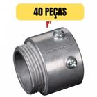 Kit 40 conector unidut aluminio conico com rosca 1 tramontina