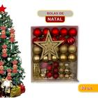 Kit 40 Enfeites de Natal Premium Decoração Completa Arvore