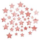 Kit 40 Estrelas Espelho Decorativo Acrílico Tamanhos Variados