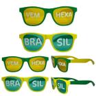 Kit 40 Óculos Personalizados Da Copa 2022 Do Brasil