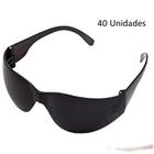Kit 40 óculos Proteção Segurança Epi Croma Fumê - FMold