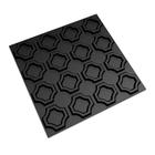 KIT 40 Placas 3D PVC Preto Decoração Revestimento PREMIUM de Parede e Teto (10m²) - MARRAKESH