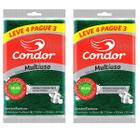 Kit 40 Unidades Esponja Bucha Multiuso Condor 10 PACOTES x 4 Esponjas Dupla Face Agente Antibacteriano