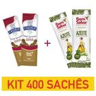 Kit 400 Saches De Azeite De Oliva E Vinagre Castelo