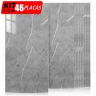 Kit 46 Placas De Parede 3D Revestimento Mármore Autoadesivo Vinílico Lavável