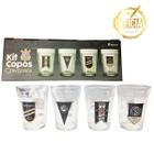 Kit 4Un Copo Americano Vidro 190Ml Tradicional Bar Cerveja