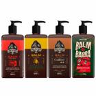 Kit 4x Balm Barba Negra Lemon Coffee e Guaraná Don Alcides