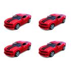 Kit 4x Brinquedo carrinho Camaro de propulsão - AP TOYS