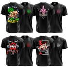 Kit 4x Camisetas Academia Dry Fit Coleção Dragon Ball Dabliu Fit