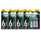 Kit 4x Carga Gillette Mach3 C/6 Unidades - Gillette